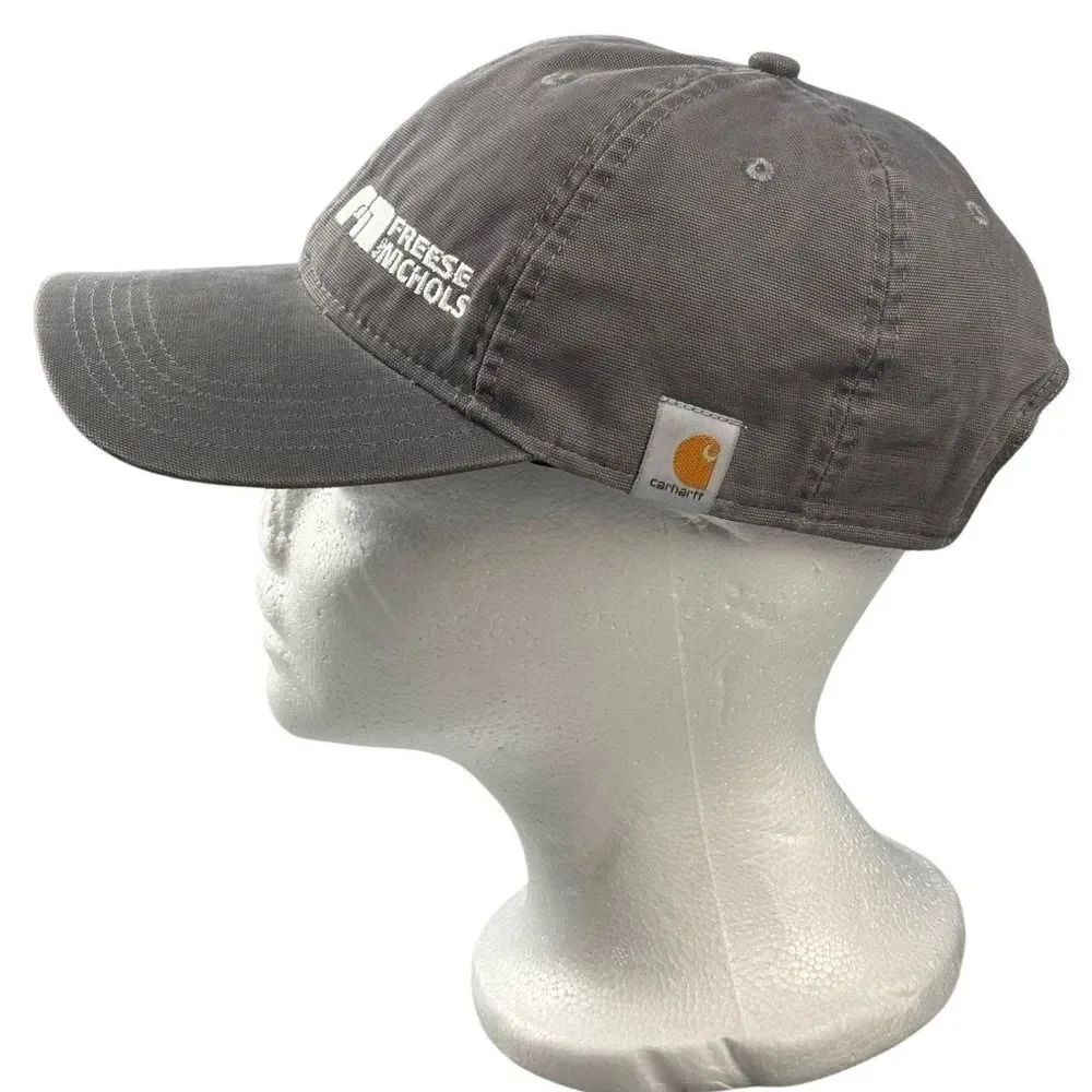 Carhartt Cap Freese and Nichols Hat Embroidered‎ Grey Adjustable Backstrap